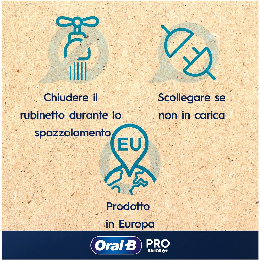 Junior 8006540743027 spazzolino elettrico Bambino Spazzolino rotante Verde - Foto 9