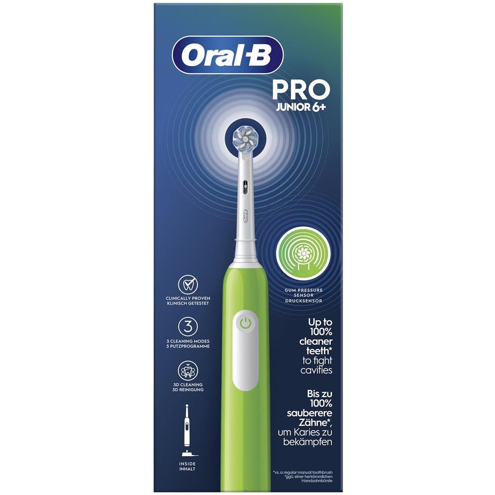 Junior 8006540743027 spazzolino elettrico Bambino Spazzolino rotante Verde - Foto 1