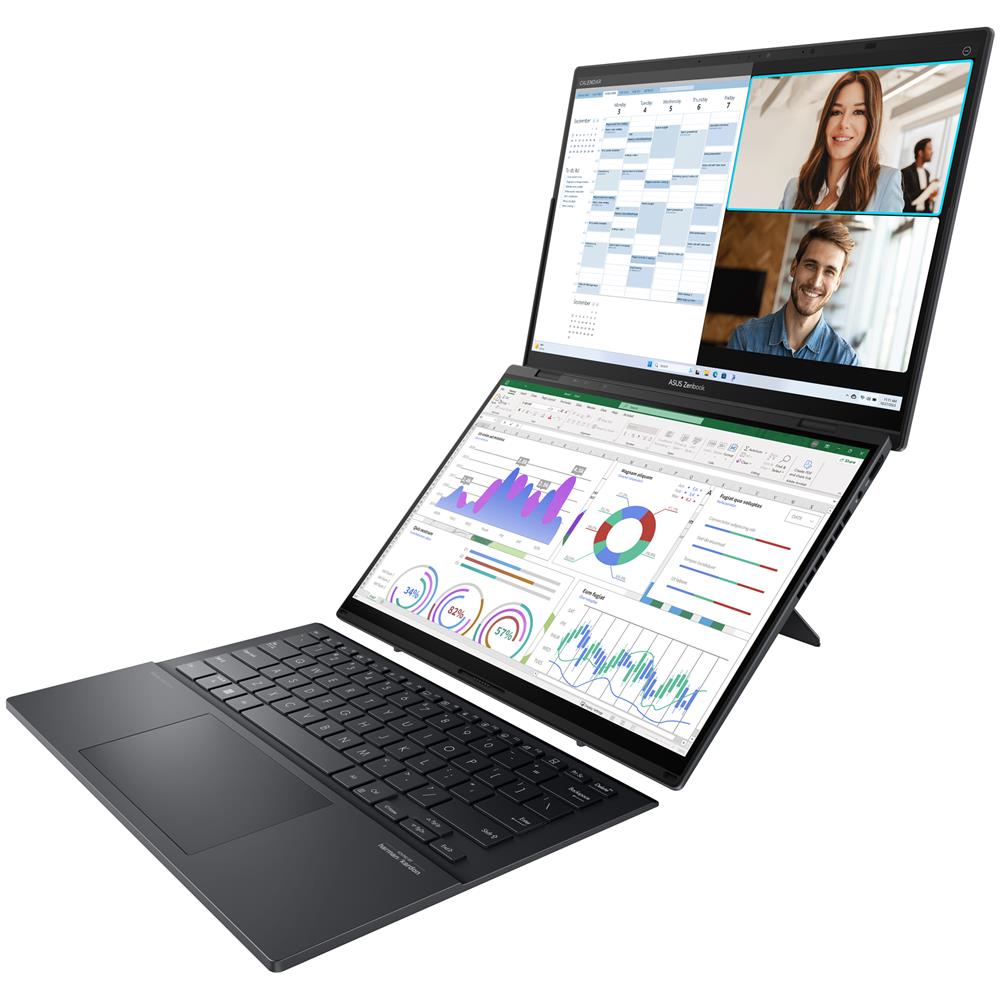 Notebook Zenbook Duo Monitor 14" Touch Screen 3K Intel Core Ultra 7 155H Ram 16 GB SSD 1 TBI ntel Arc Graphics 1xUSB 3.2 Windows 11 Home - Foto 2