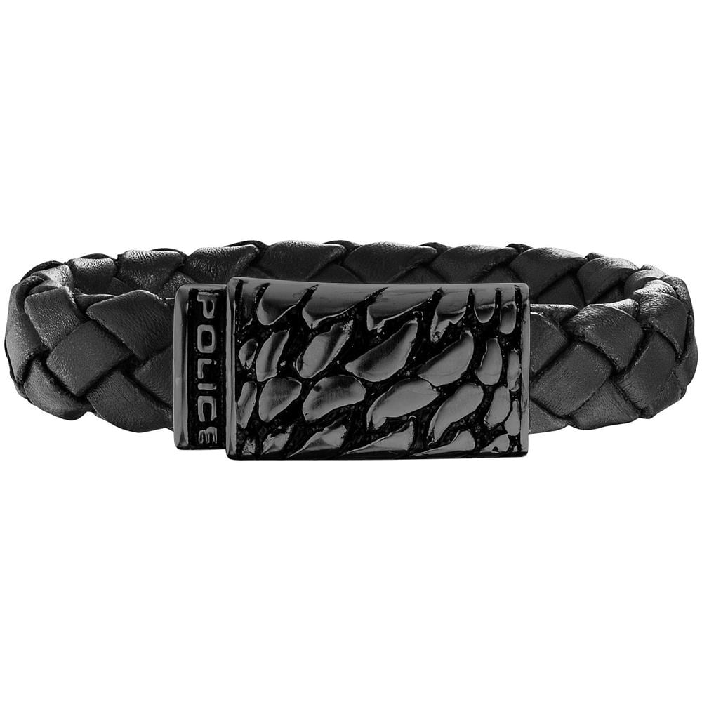 Bracciale Alligator In Acciaio, Cuoio - - Foto 1