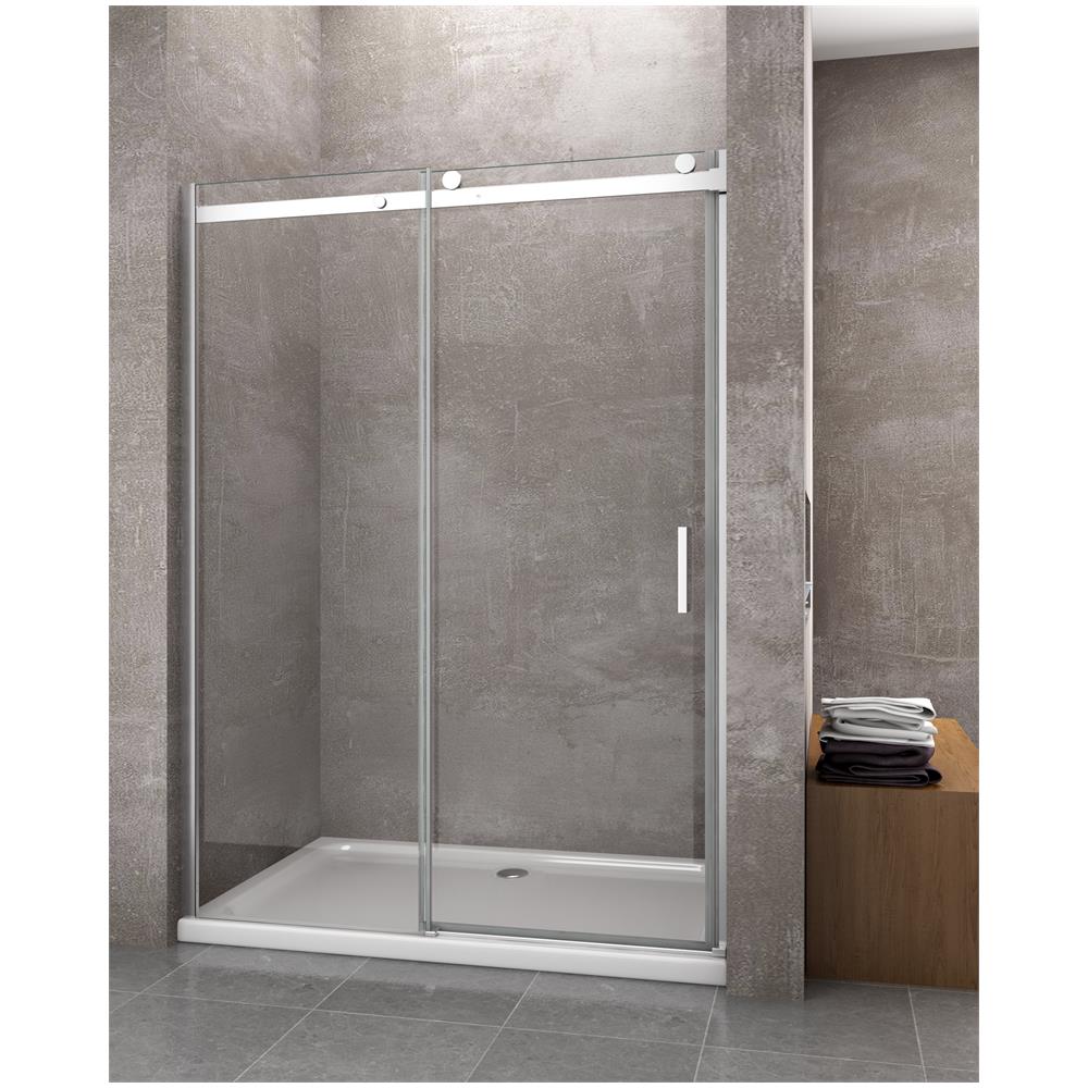 Reversibile 128-130.5 cm Nicchia Lusso Laneri Porta Doccia Scorrevole