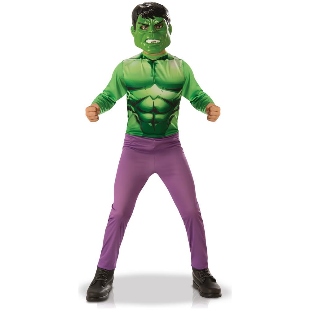 Travestimento Di Hulk Bambino - Taglia: 3/4 Anni (90/104 Cm) - Foto 1
