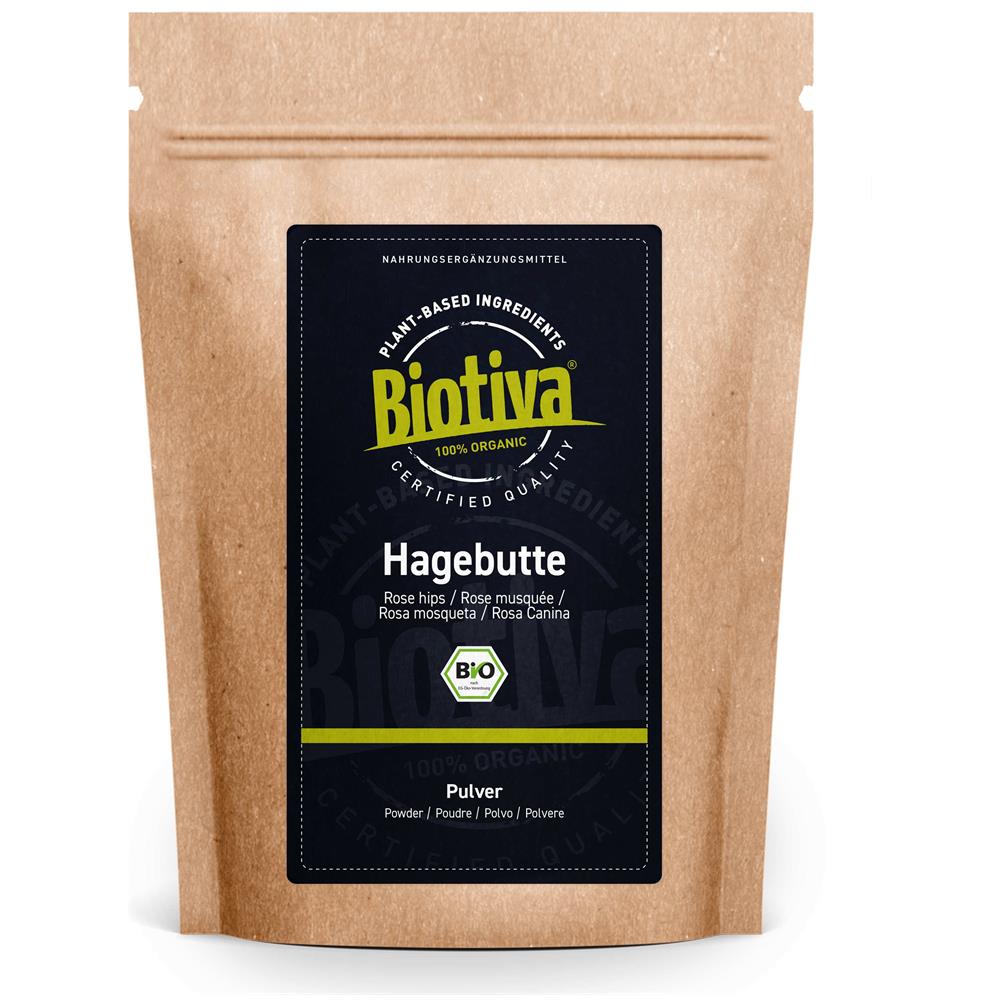 Cinorrodo In Polvere Bio -rosa Canina - 500g - 100% Biologico - Polvere Macinata Dal Cinorrodo Intero, Busta Grande Con Prezzo Conveniente - Foto 1