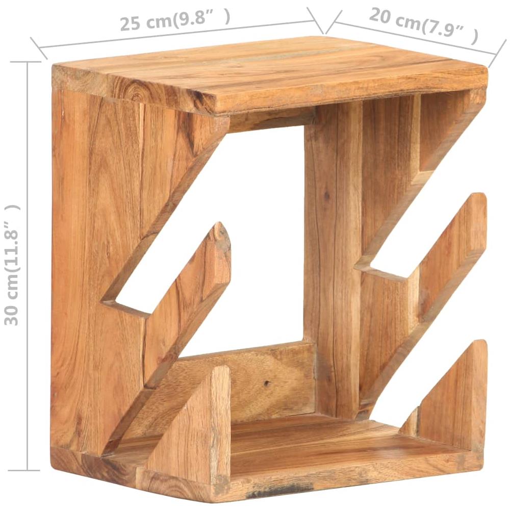 Supporto Skateboard Da Parete 25x20x30 Cm In Legno Di Acacia - Foto 8