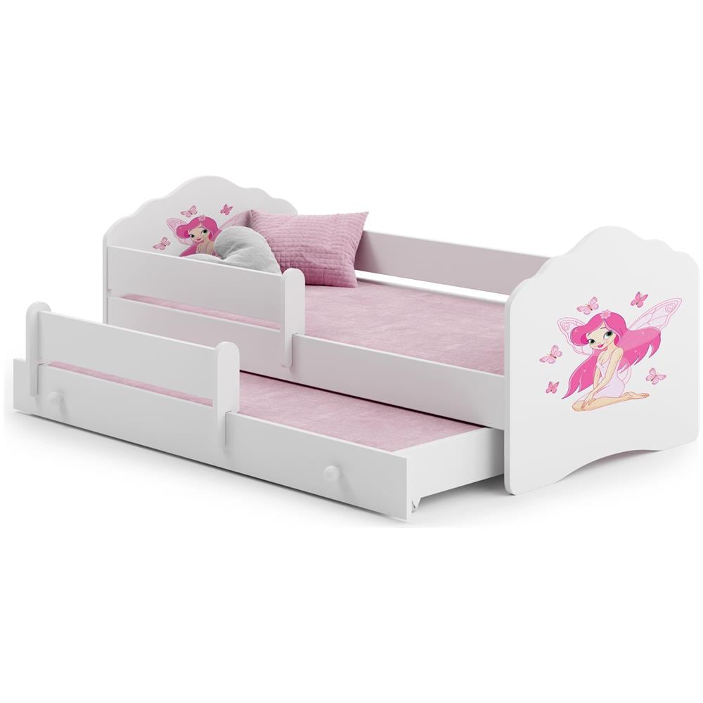 Fala Ii 160x80 Letto Matrimoniale Per Bambini Girl With Wings - Foto 1