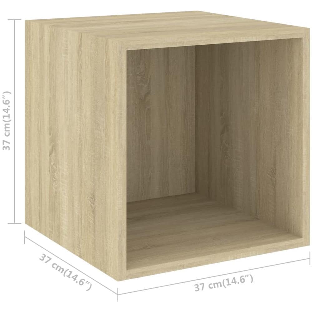 Set Porta Tv 2 Pz Rovere Sonoma In Truciolato - Foto 5