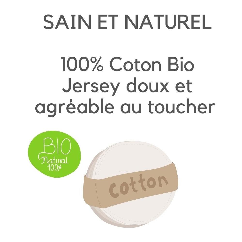 Lenzuolo Con Angoli 100% Cotone Organico Per Letto Bambino Trasformabile 90x140 Cm - Foto 2