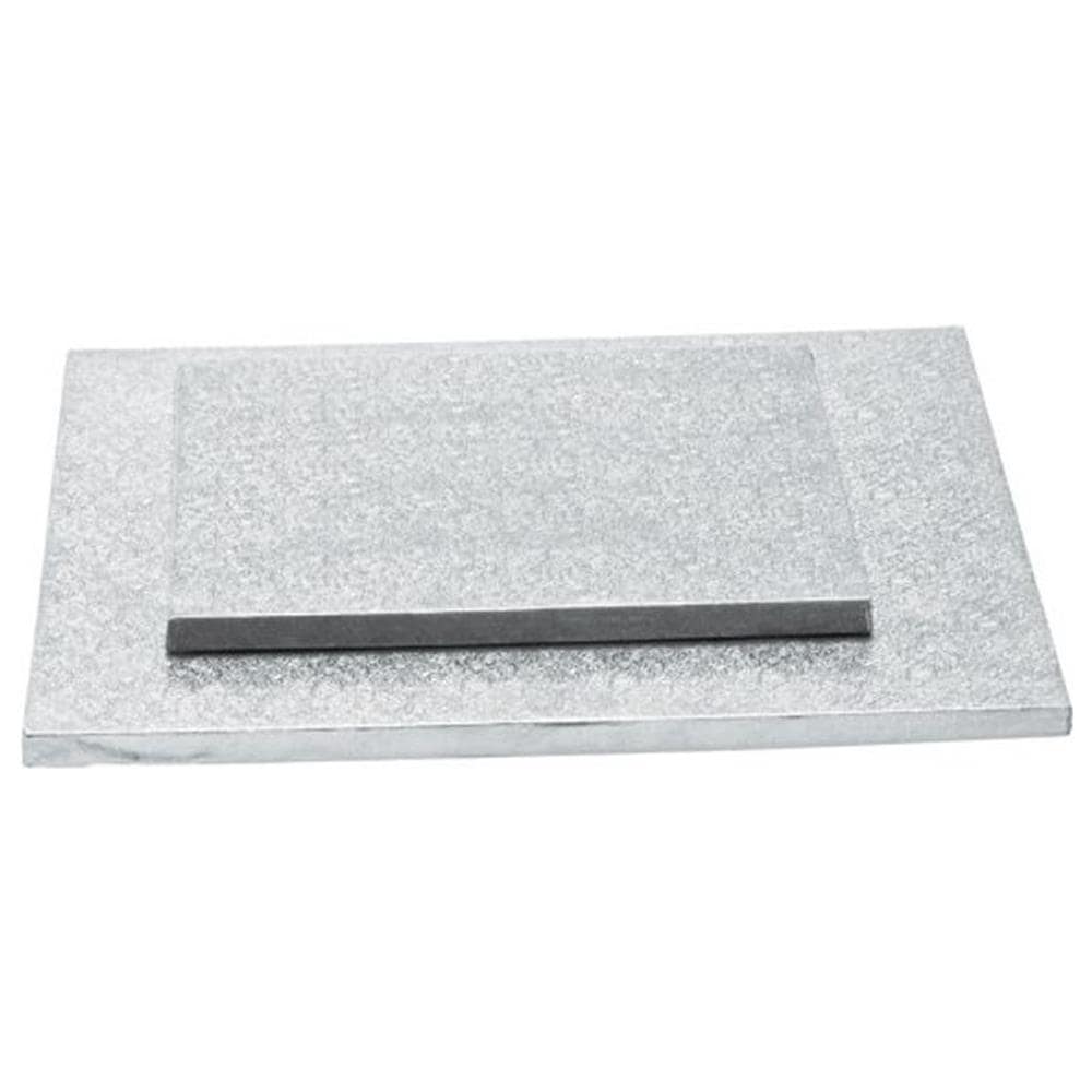 Sottotorta quadrato argento 40 h. 1,2cm - Foto 1