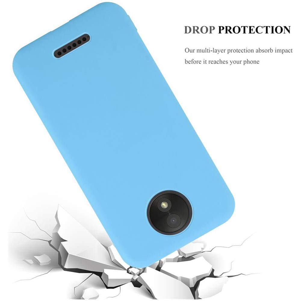 Custodia Compatibile Con Motorola Moto C Plus In Candy Blu - Coperchio Protettivo In Silicone Tpu Flessibile - Foto 8