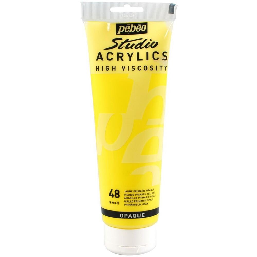 Pittura Acrilica Opaca - Primer Giallo - 250 Ml - Foto 1