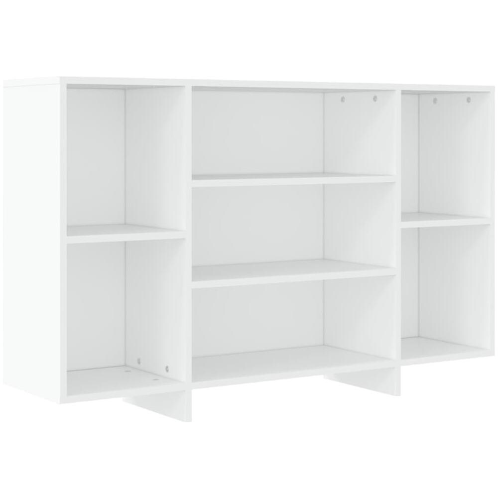 Credenza Bianca 120x30x75 cm in Legno Multistrato - Foto 1