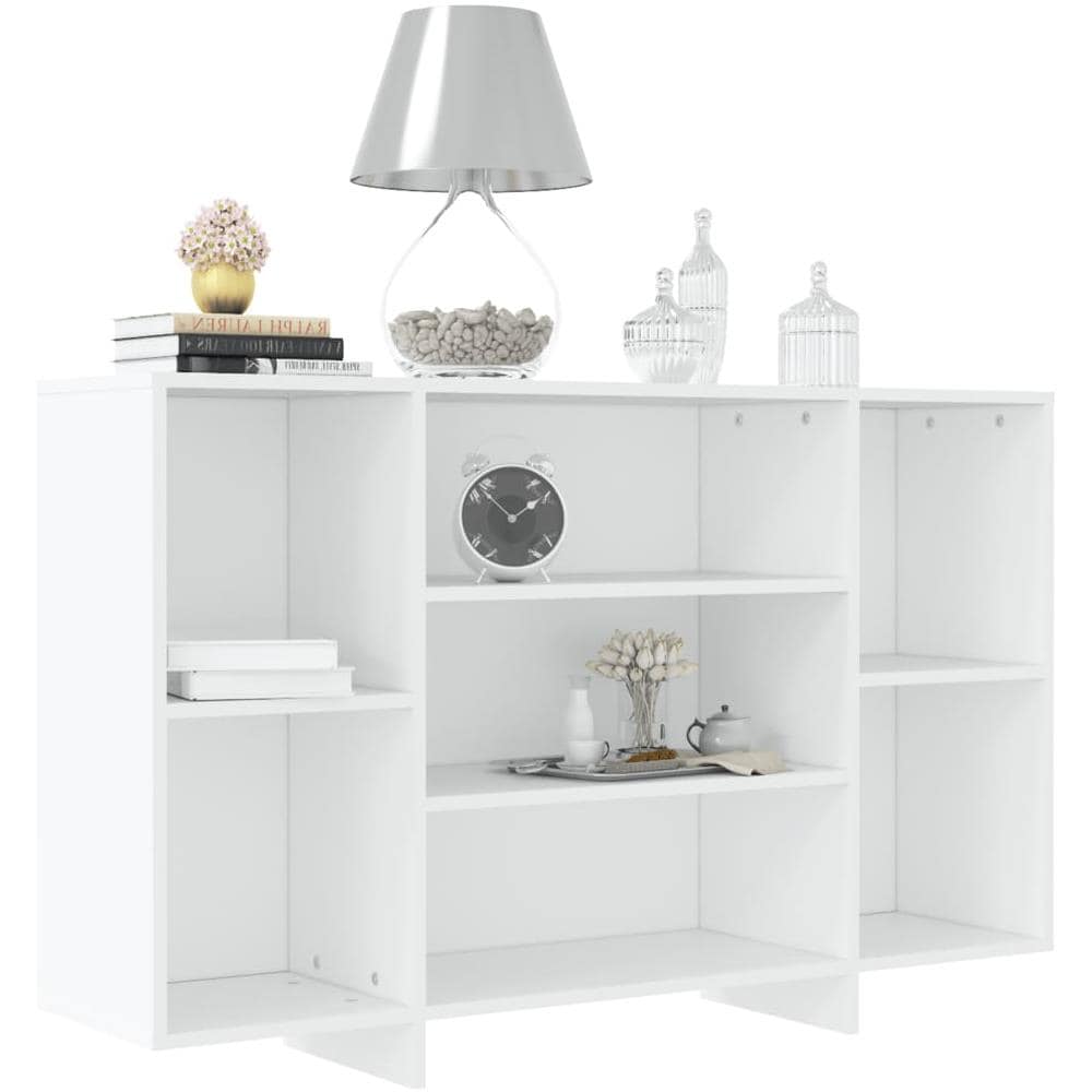 Credenza Bianca 120x30x75 cm in Legno Multistrato - Foto 7