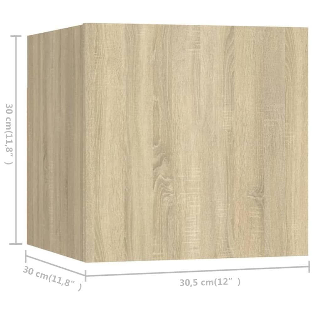 Set di Mobili TV 6 pz Rovere Sonoma in Legno Multistrato - Foto 2