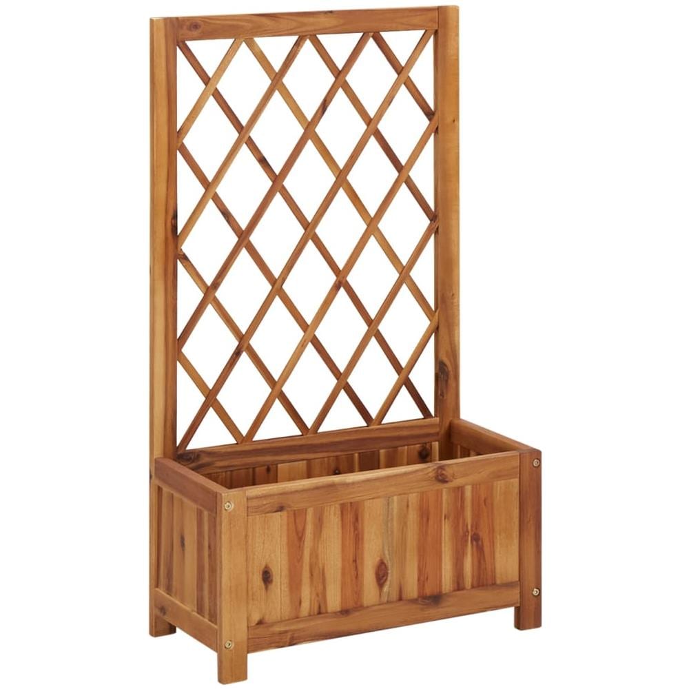 Letto Rialzato Da Giardino Con Graticcio In Massello Di Acacia - Foto 1