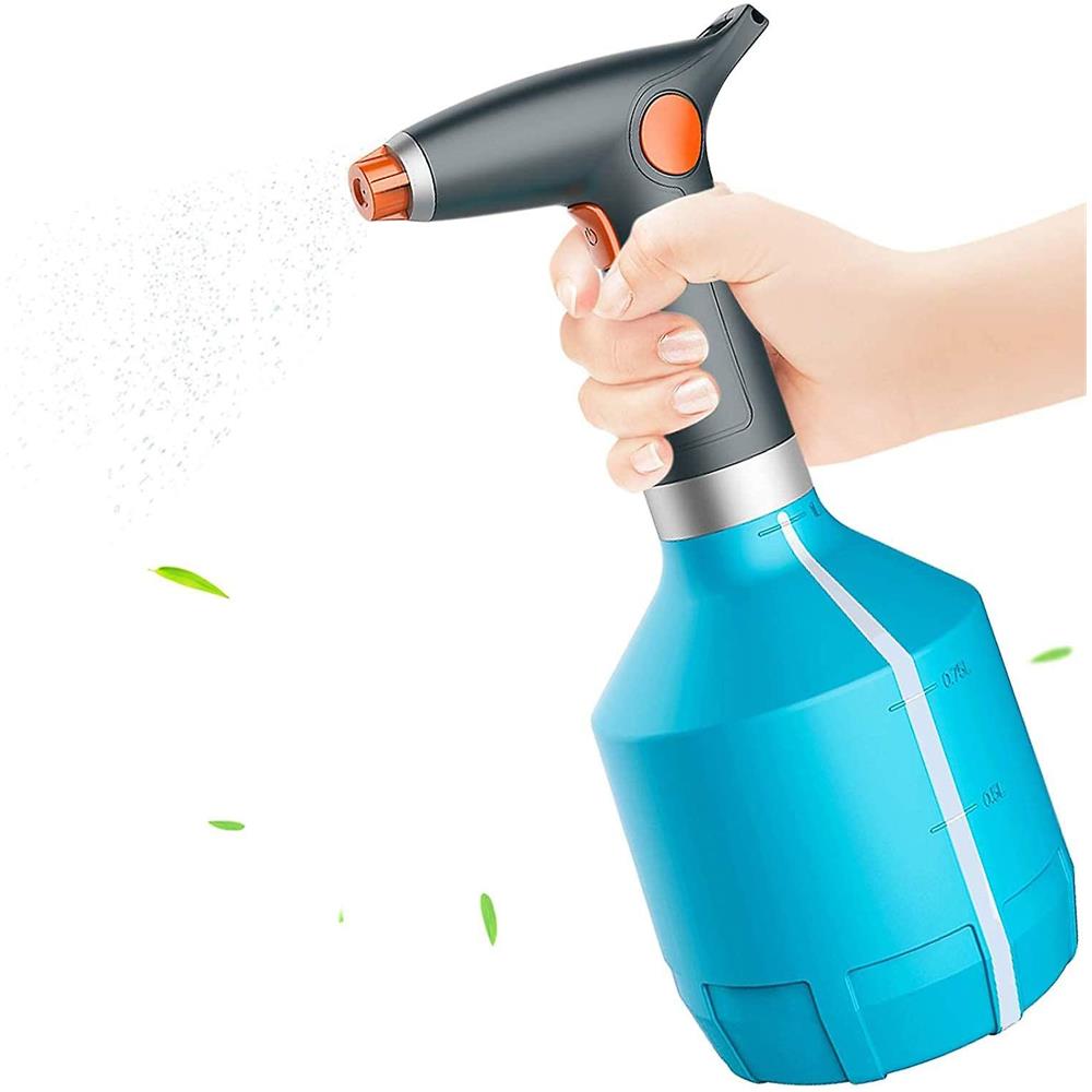 Spruzzatore A Pressione IBLUELOVER Da 2 Litri – Bottiglia Spray Per Piante Con Ugello Regolabile, Manico Ergonomico E Scala Di Misura – Verde Smeraldo - 3