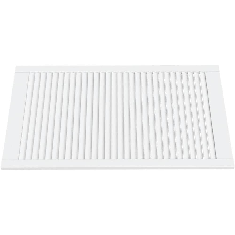 Anta a Lamelle Bianca 99,3x59,4 cm in Legno di Pino - Foto 5