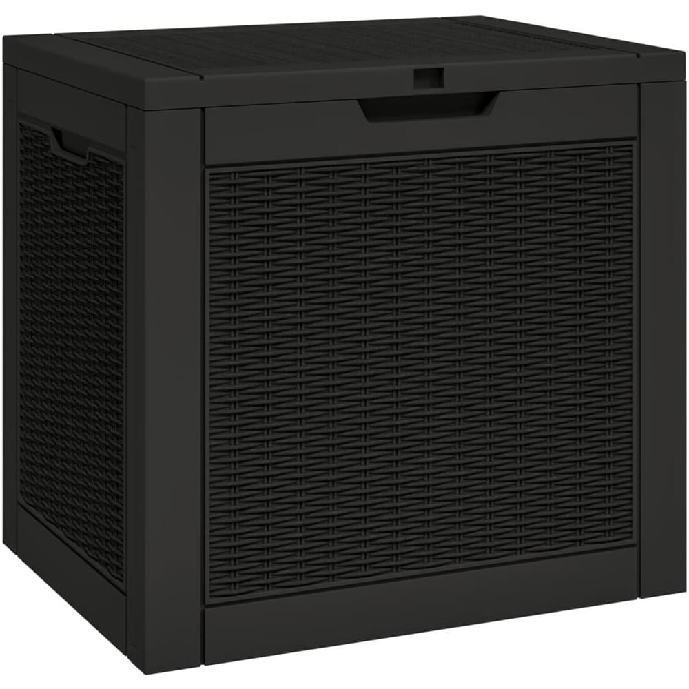Contenitore Giardino Nero 55,5x43x53 Cm Polipropilene - Foto 2