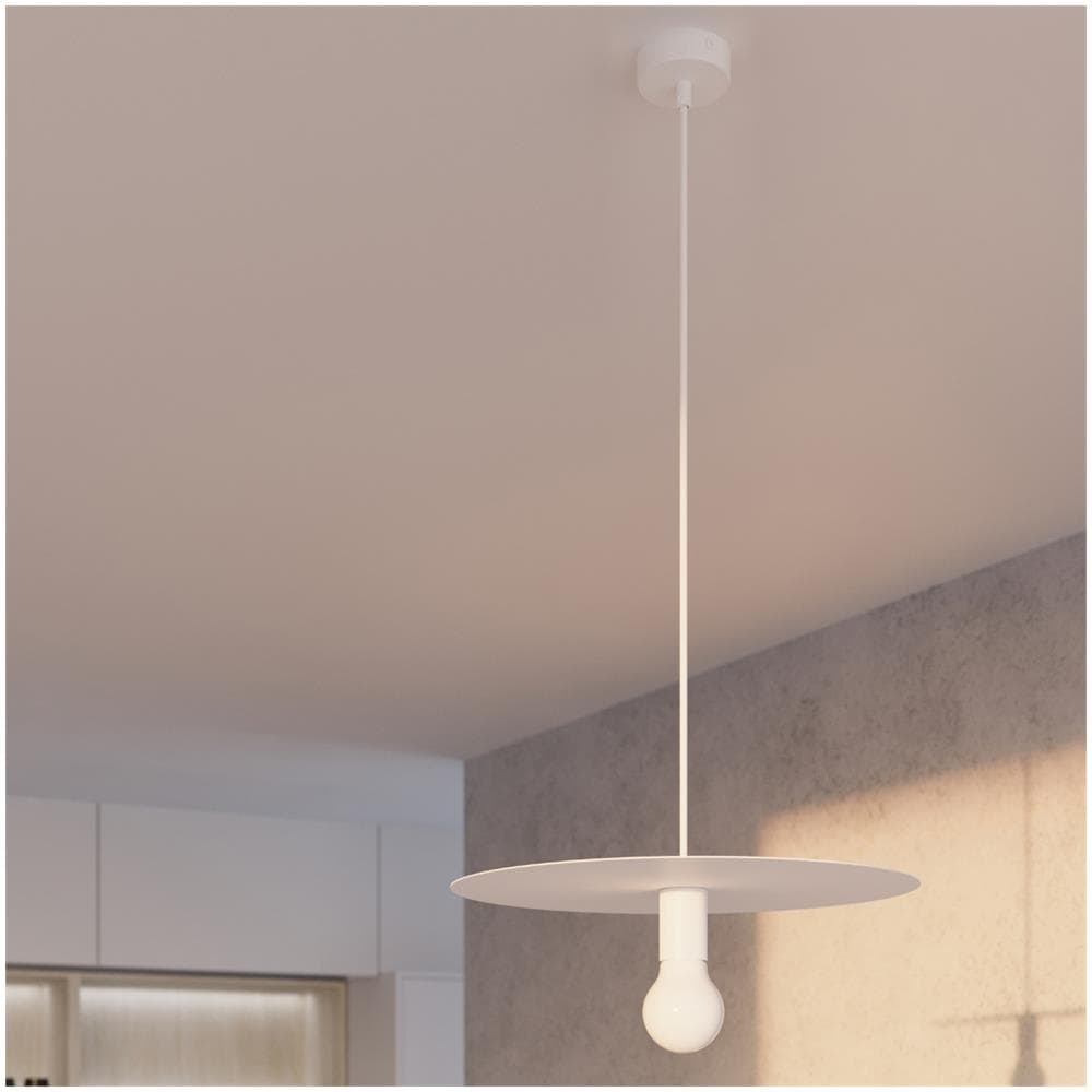 Lampada A Sospensione Flavio Bianco Sl. 0852 - Moderno Lampade A Sospensione Bianco 105x40x40 Cm - Foto 1