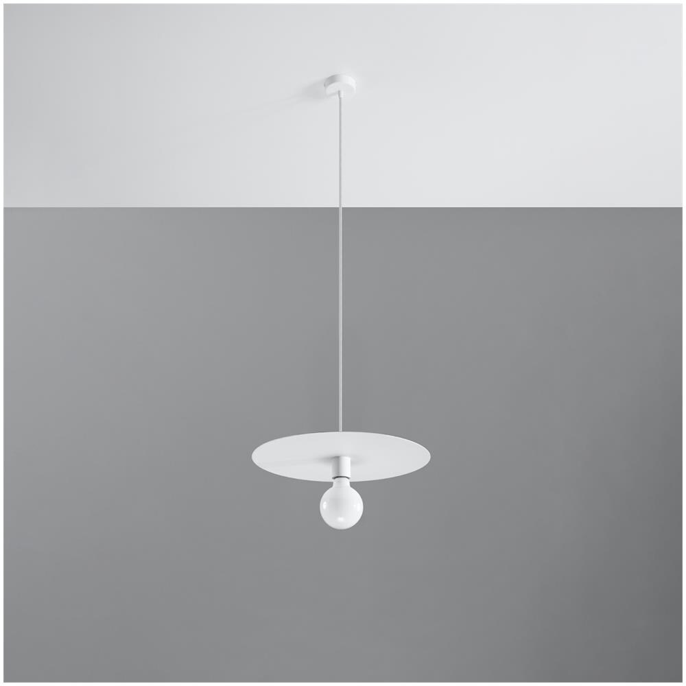 Lampada A Sospensione Flavio Bianco Sl. 0852 - Moderno Lampade A Sospensione Bianco 105x40x40 Cm - Foto 2