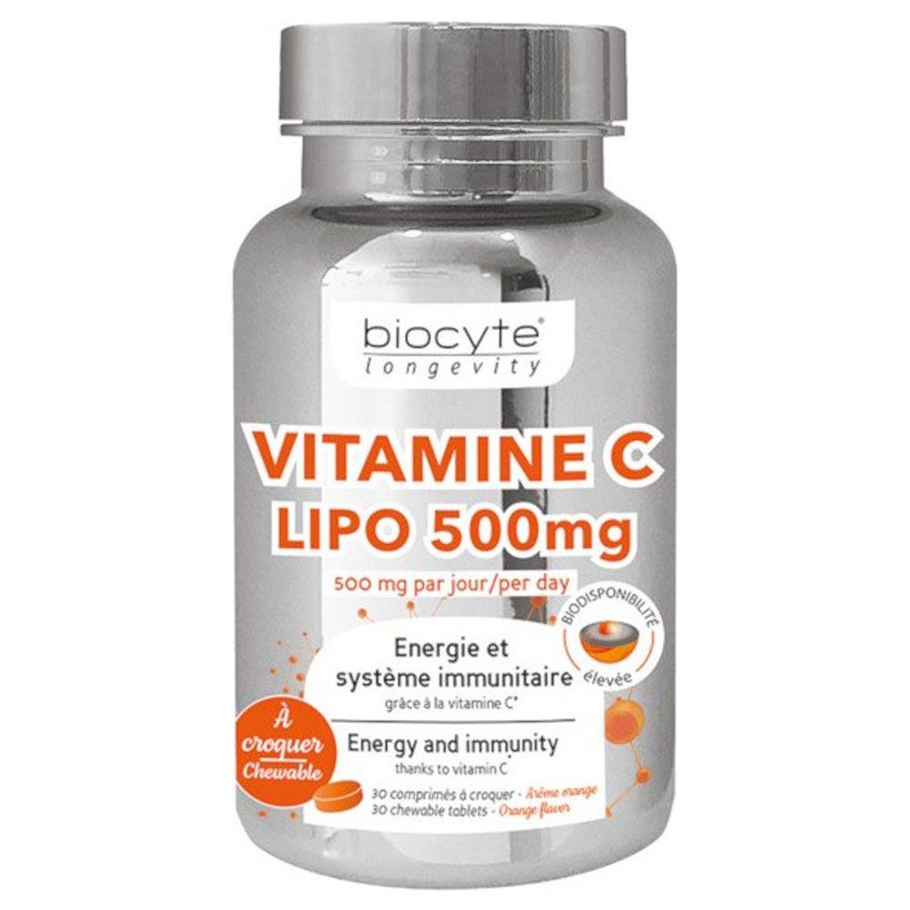 Vitamina C Lipo 500 Mg 30 Compresse Masticabili Biciti - Foto 1