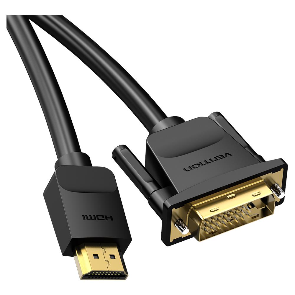 ABFBI cavo e adattatore video 3 m HDMI tipo A (Standard) DVI-D Nero - Foto 2