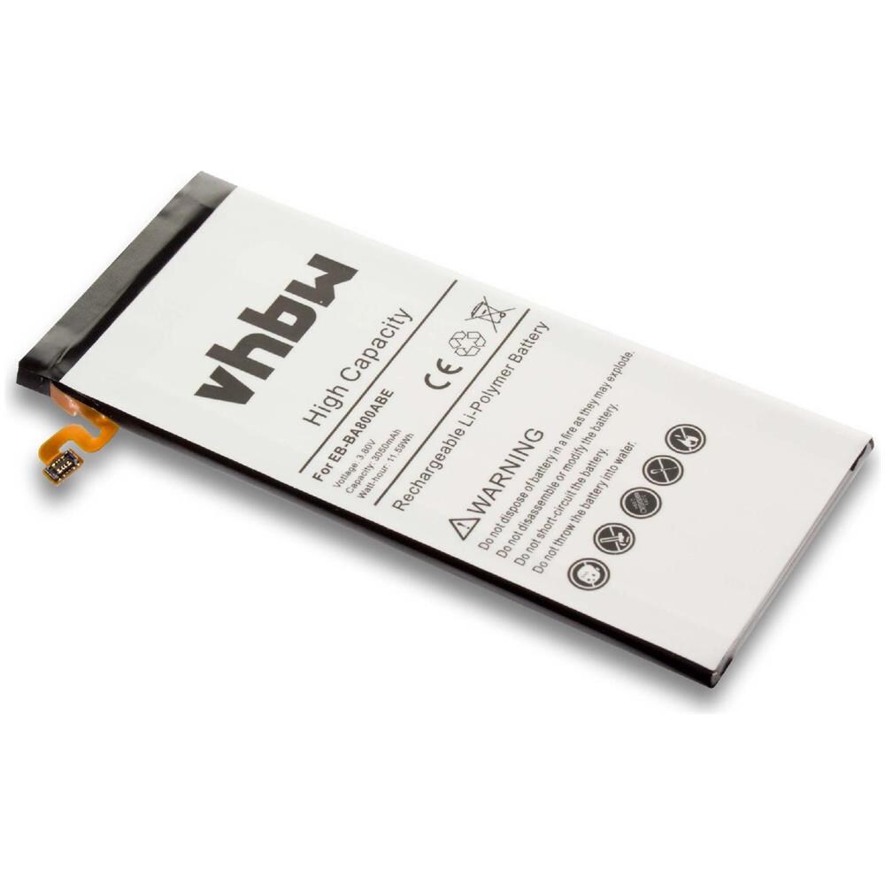 Li-polymer Batteria 3050mah (3.8v) Per Cellulari E Smartphone Samsung Galaxy A8, A8 Duos, Sm-a8000, Sm-a800f Sostituisce Eb-ba800abe. - Foto 1