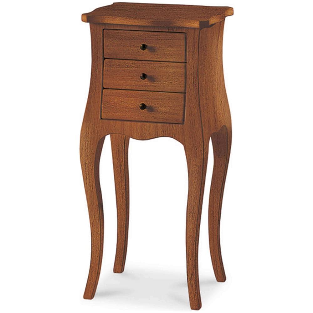 Judd - Mobile Portatelefono In Legno Massello Cm 34 X 31 X 72 H - Foto 2