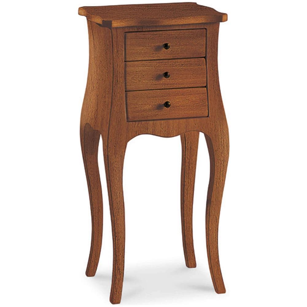 Judd - Mobile Portatelefono In Legno Massello Cm 34 X 31 X 72 H - Foto 1