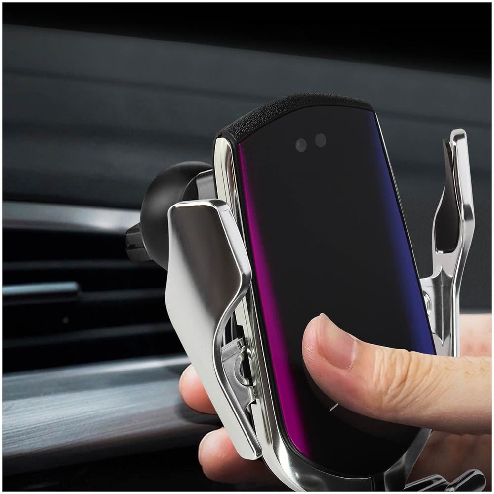 Supporto Smartphone Per Auto Caricatore Qi 7.5w 10w Si Regola Automaticamente - Foto 8