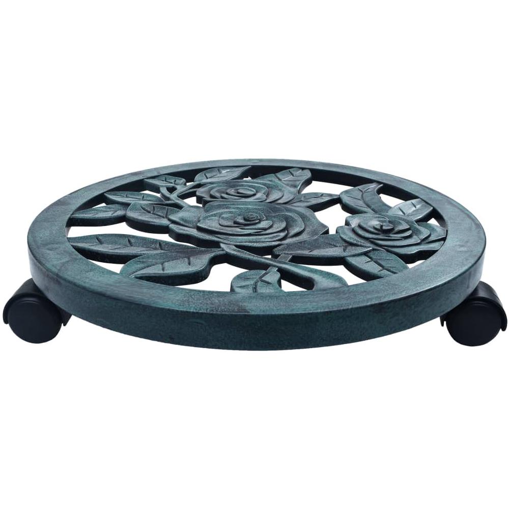 Carrelli Portavasi 6 Pz Verdi 38 Cm In Plastica - Foto 2