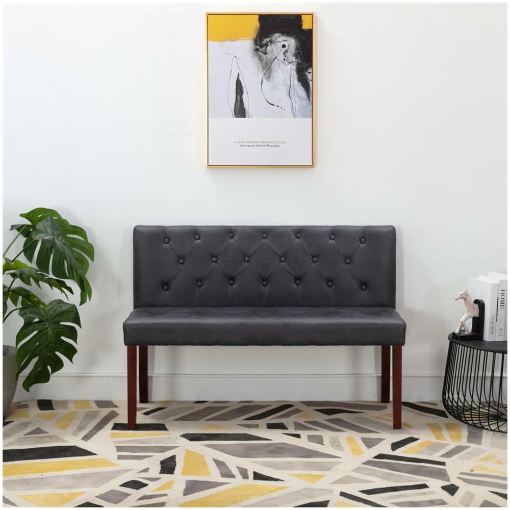 VIDAXL - Giroletto Marrone In Similpelle Scamosciata 180x200 Cm