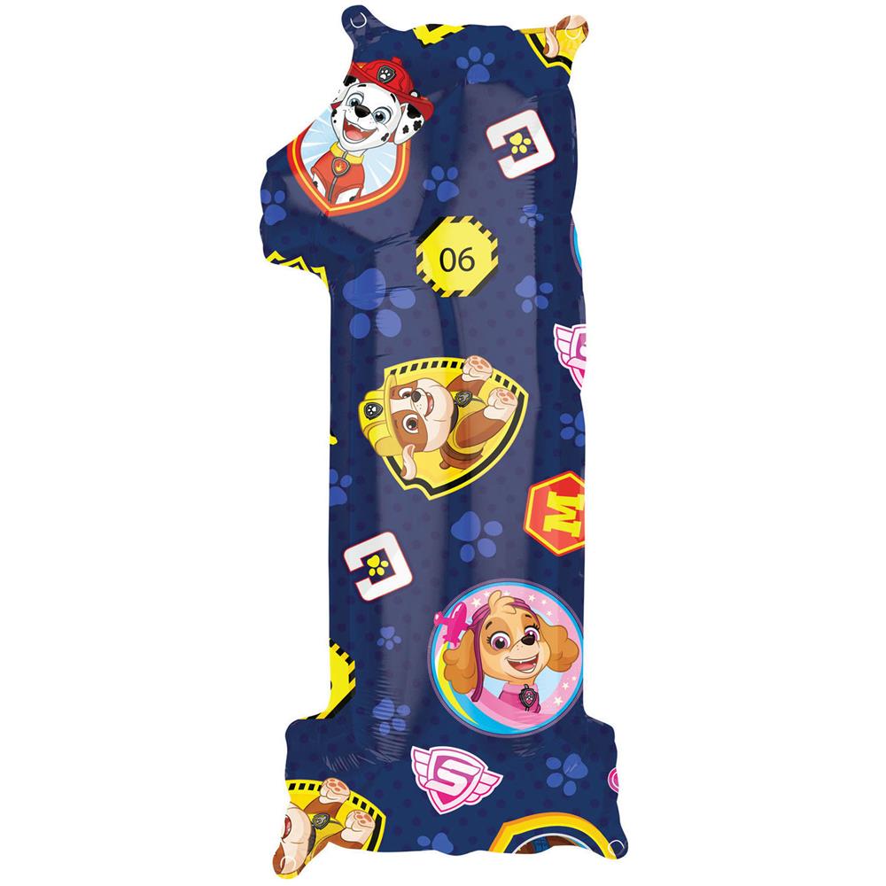 Amscan - Palloncino In Alluminio Cifra Paw Patrol 66 Cm - Foto 1