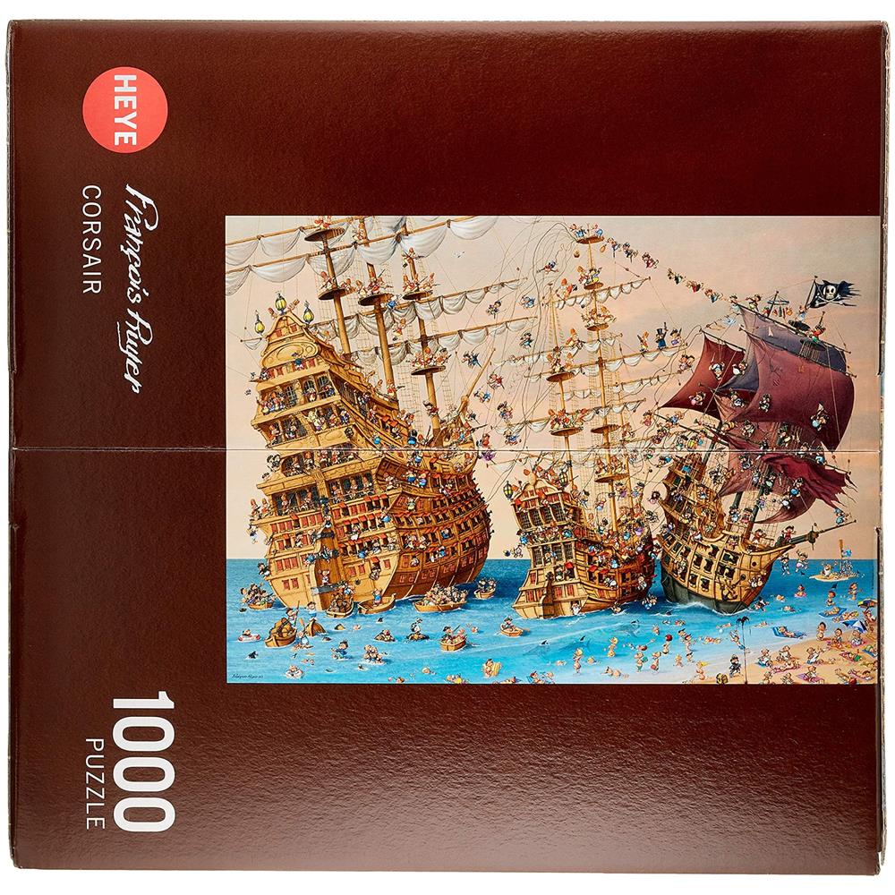 HEY29570 Puzzle 1000 pz Triangolare - Corsair, Ruyer - Foto 1