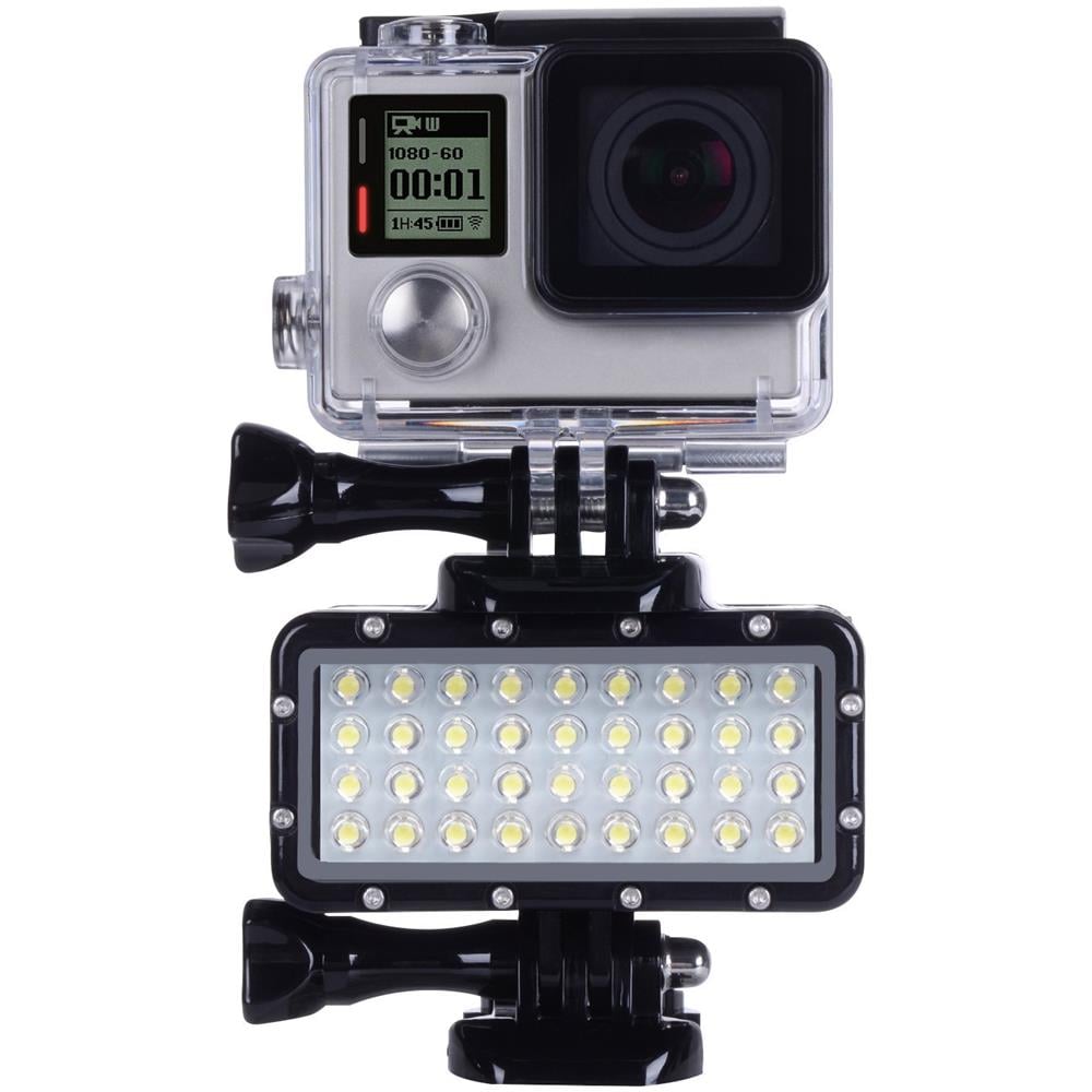 Diving Luce Luce Ad Alta Potenza Dimmerabile Impermeabile Riempimento Luce Video Led Night Light Immersione Luce 147ft Impermeabile (45m) Per Gopro Eroe 8 Eroe 7 Eroe 65 5s 4 4s 3 2 Sjcam Yi Azione Ca - Foto 4