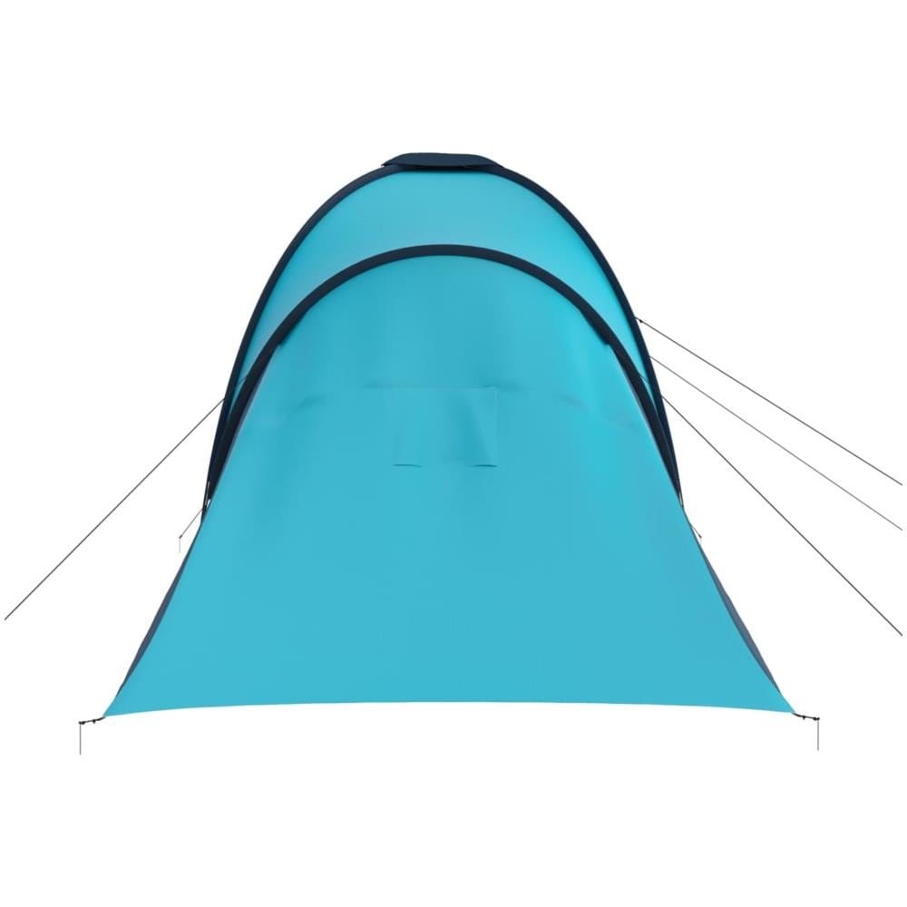 Tenda Da Campeggio Per 6 Persone Blu E Azzurra - Foto 7