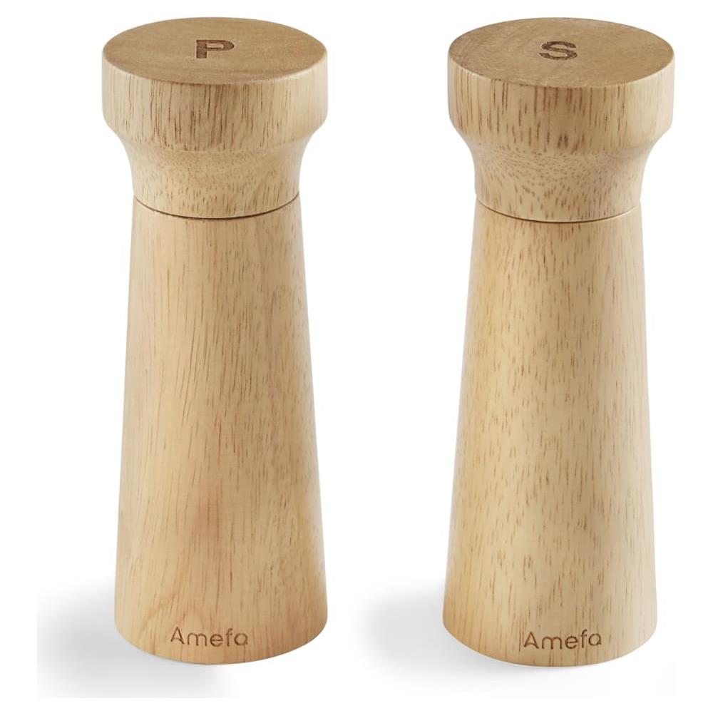 Macina Sale e Pepe 15 cm 2 pz. Legno - Foto 1