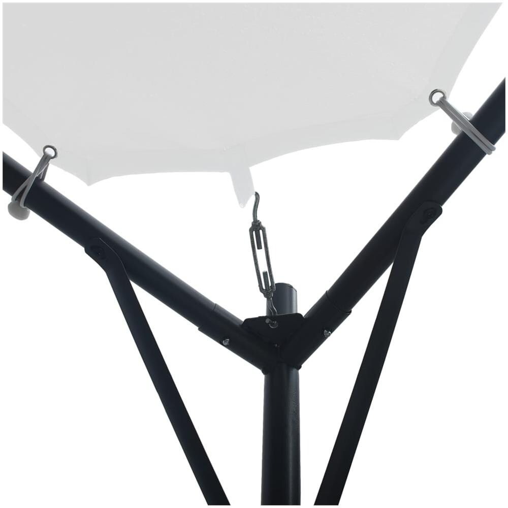 Gazebo da Giardino 3x3x2,6 m Bianco 180 g / m² - Foto 2