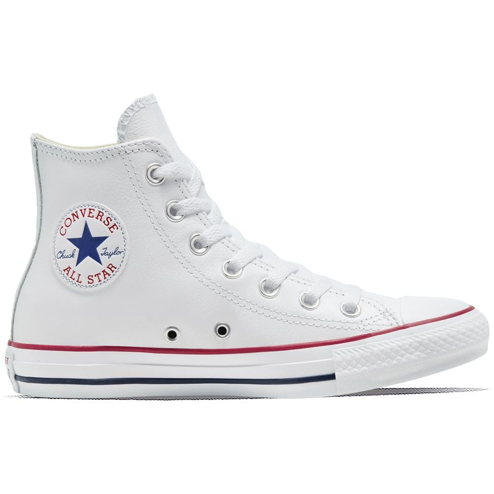 Scarpe Chuck Taylor All Star Leather Taglia 42.5 Codice 132169c Bianco - Foto 1