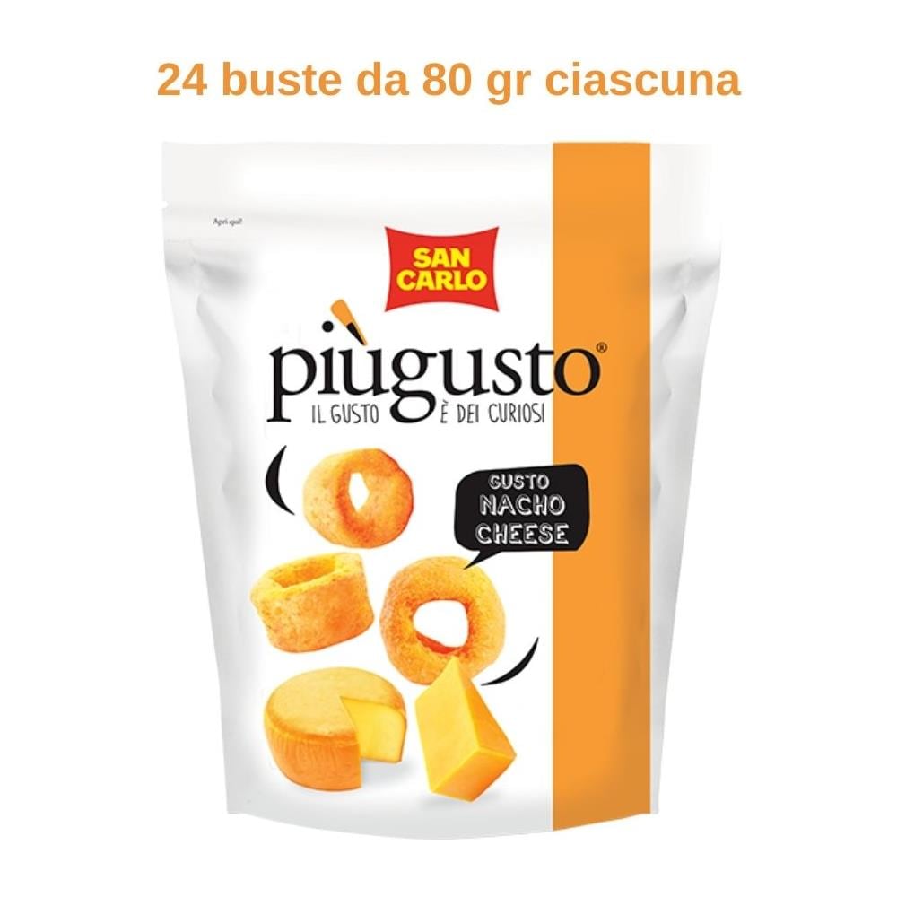 Piu' Gusto Nacho Cheese 24 Buste Da 80 Gr - Foto 1
