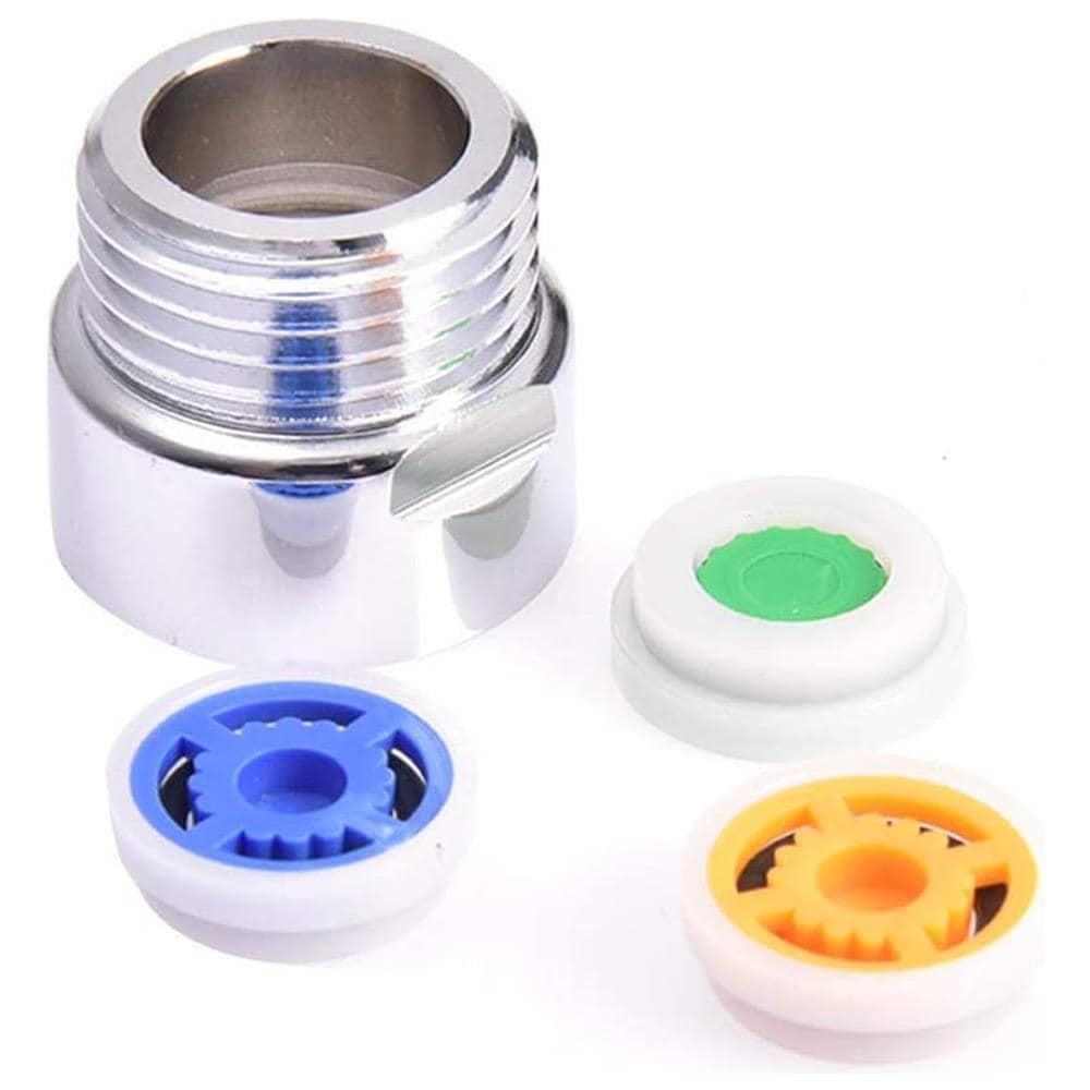 Inserti A Risparmio Idrico Per Soffione Doccia, Confezione Da 3 Con Adattatore Multicolor - Foto 5