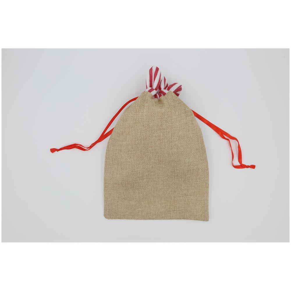 Sacchetto Regalo Di Natale Piccolo Con Babbo Natale - Foto 5