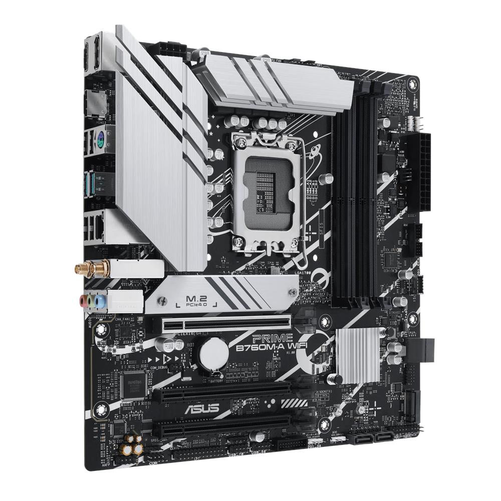 Scheda Madre PRIME B760M-A WIFI Socket LGA 1700  Chipset Intel B760 microATX - Foto 2