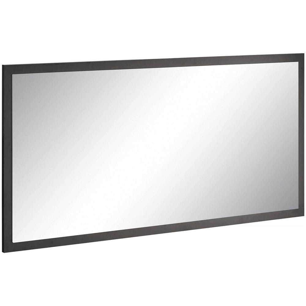 Specchio Romeo, Specchio Da Bagno, 100% Made In Italy, Cm 120x2h60, Antracite Lucido - Foto 2