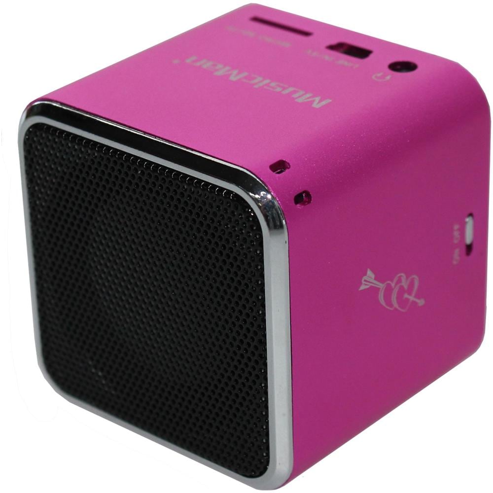 Mini Speaker Audio Portatile MusicMan Potenza Totale 2W USB Colore Roso - Foto 1