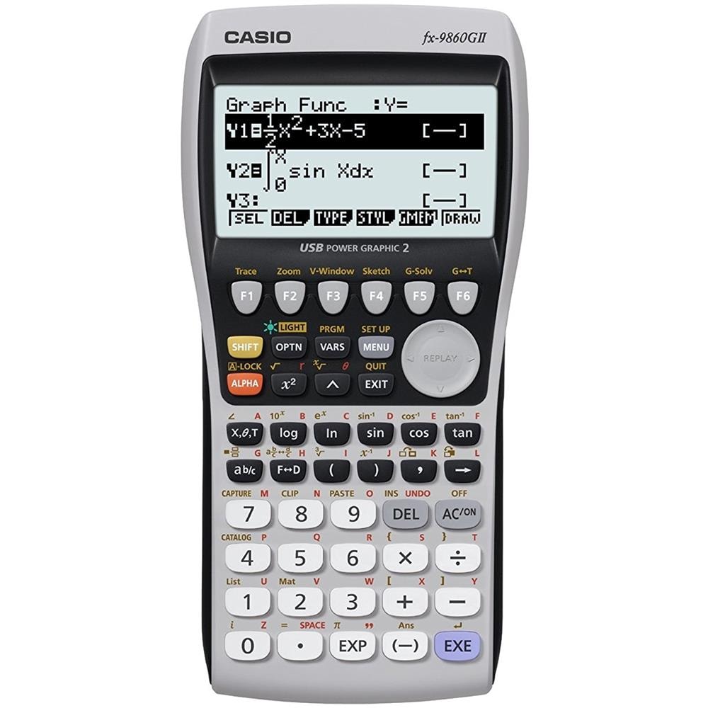 Calcolatrice Grafica Nera 64KB RAM / 1.5MB ROM Touch Screen Batteria - Foto 1