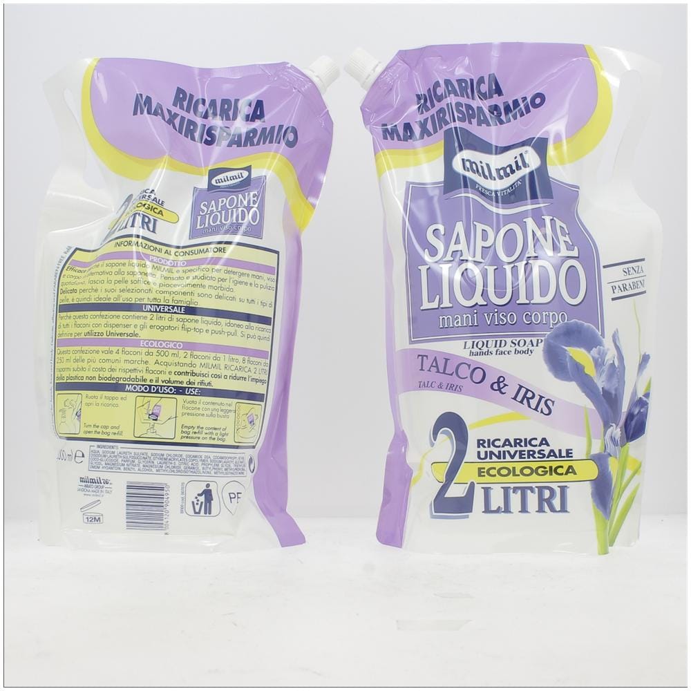 Sapone Liquido Busta 2 Talco E Iris - Foto 1