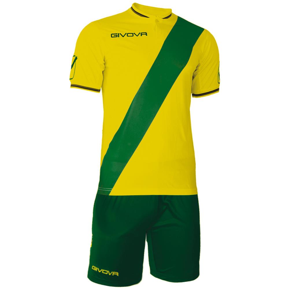 Kit Plate Mc Giallo / verde Corsa Sport Uomo Staff Running Jogging Allenamento Relax Calcio Calcetto Torneo Scuola Sport - Taglia M - Foto 1