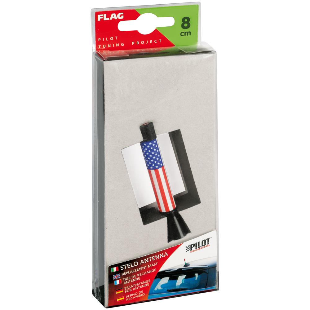 Stelo Antenna Flag 8cm Usa - Foto 4