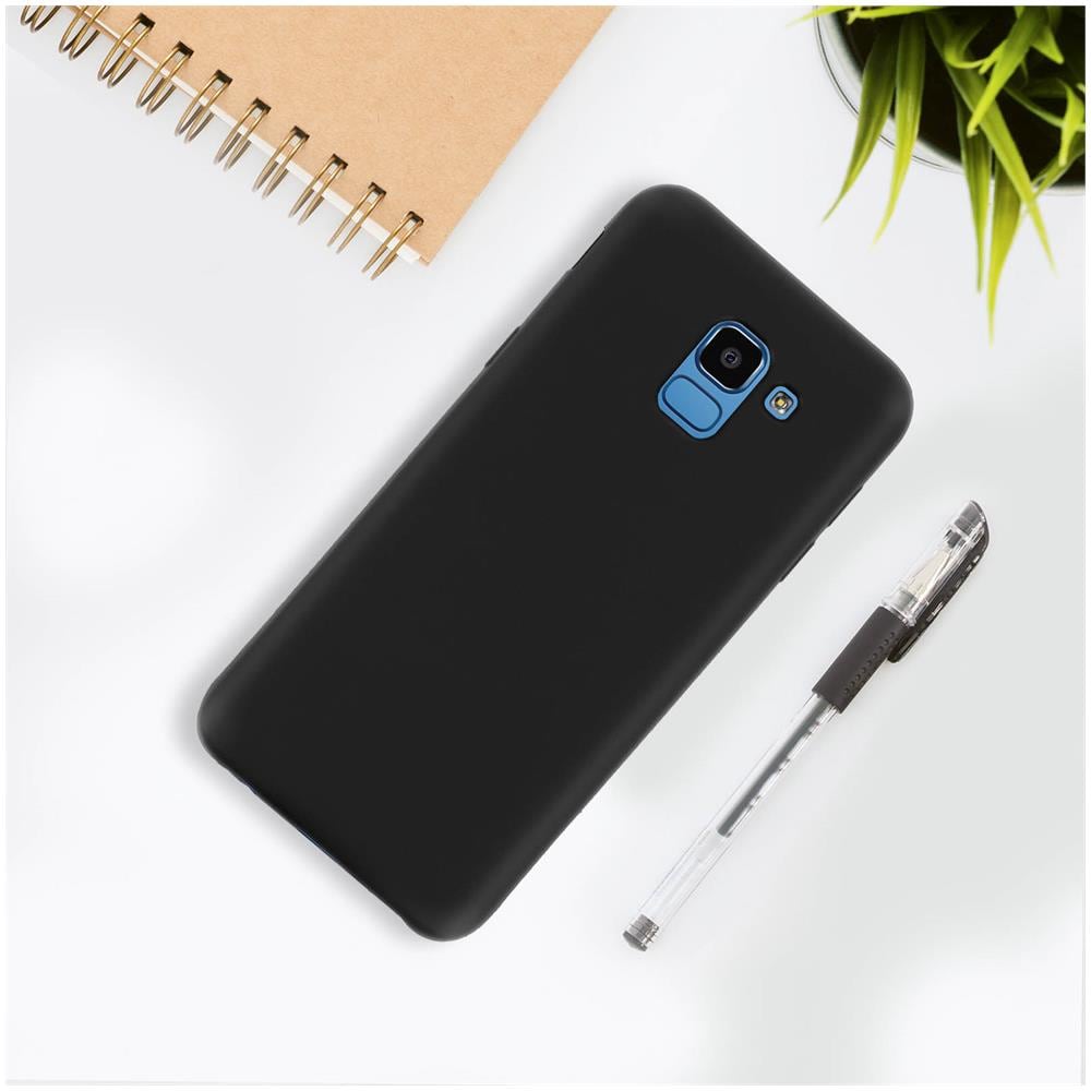 Cover Samsung Galaxy J6 Protezione Morbida Soft Touch - Nero - Foto 5