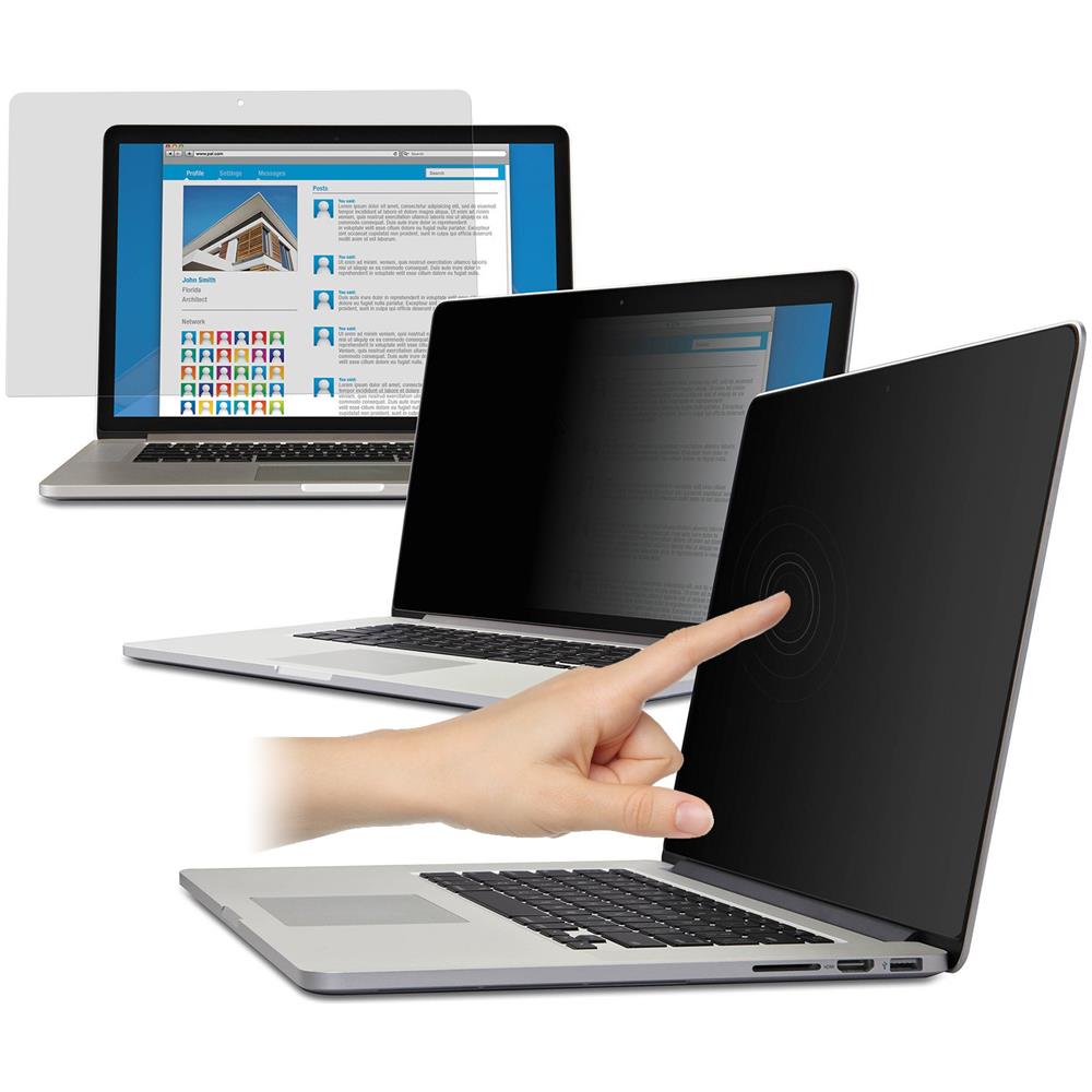 Filtro per Privacy PS156W9 da 15.6" senza Cornice con Proporzioni 16:9 Colore Nero - Foto 2